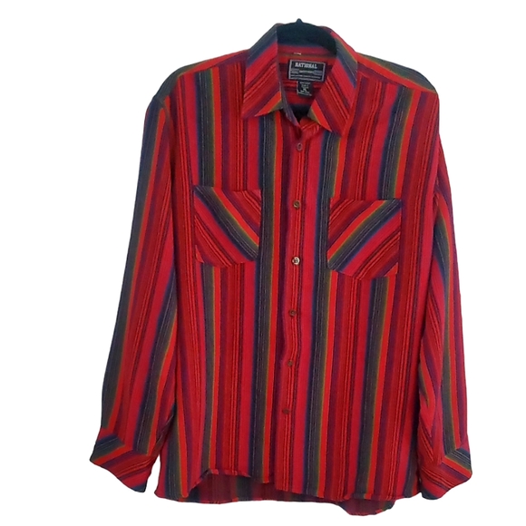 national Outfitters Other - 💚 $5 Sale National Outfitters Red Stripe Flannel Long Shirt. XL.